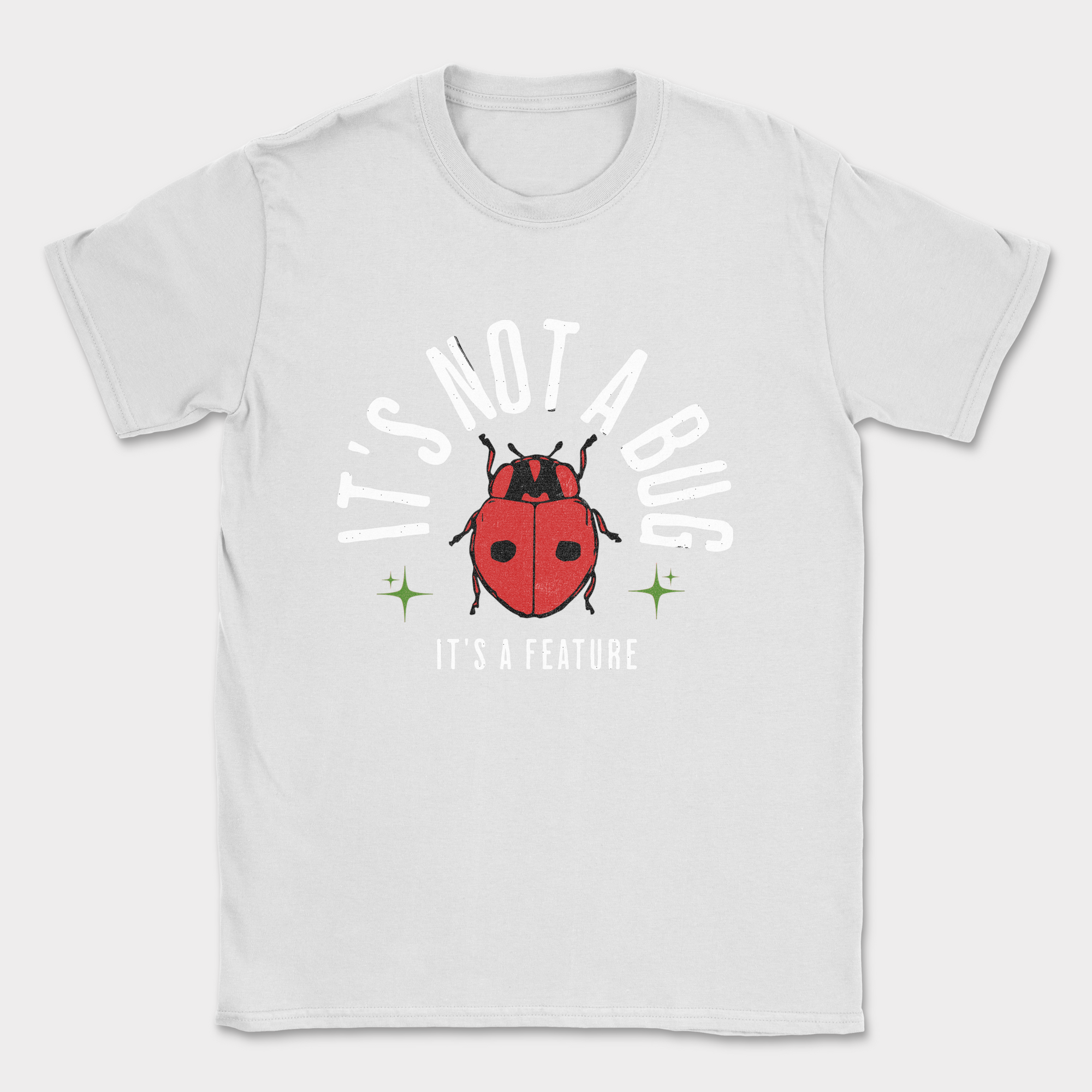 it's a feature shirt — White