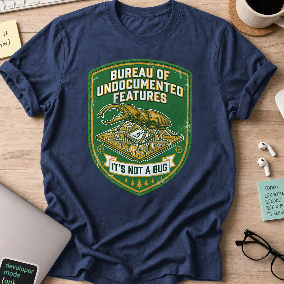 it's not a bug shirt - Navy