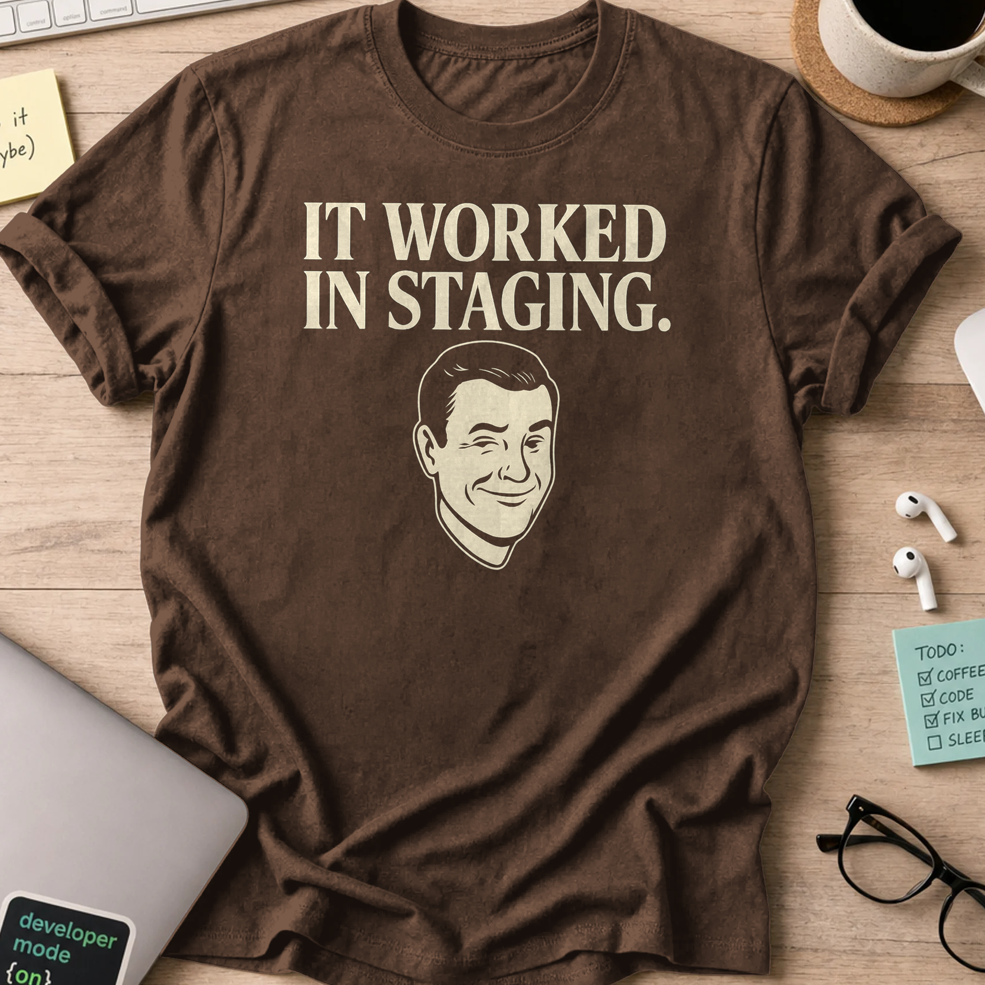 it worked in staging - Dark Chocolate