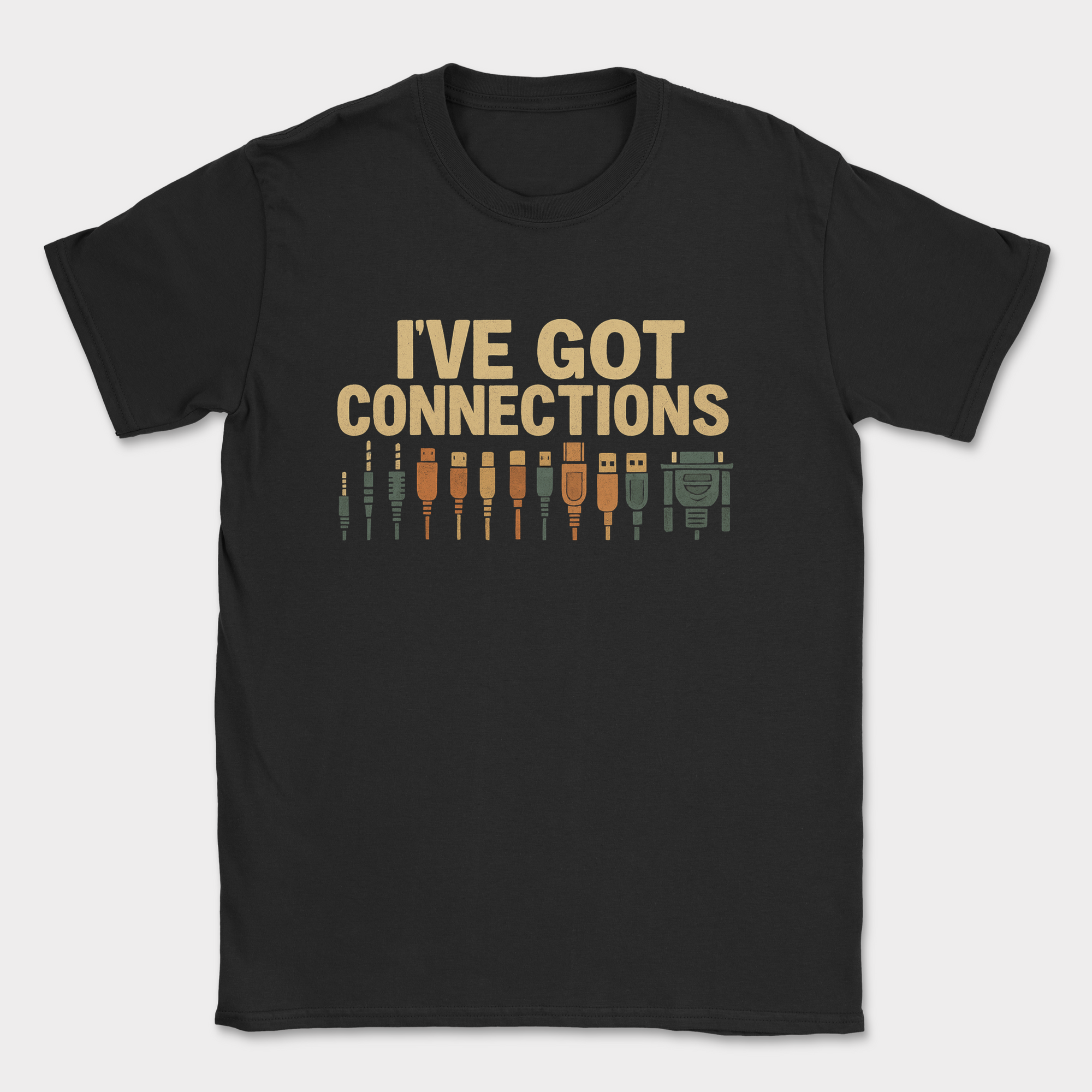 i've got connections shirt — Black