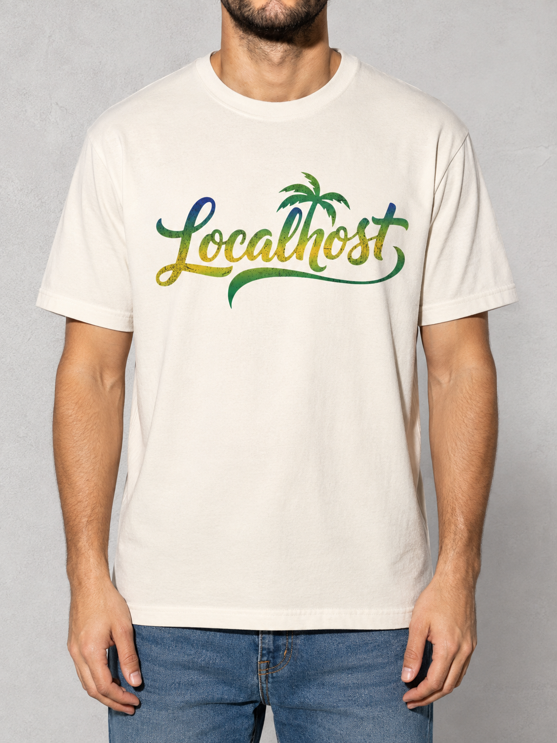 localhost tropical text — Ivory detail