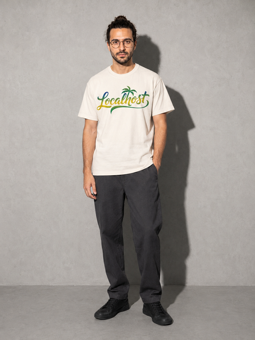 localhost tropical text — Ivory full body