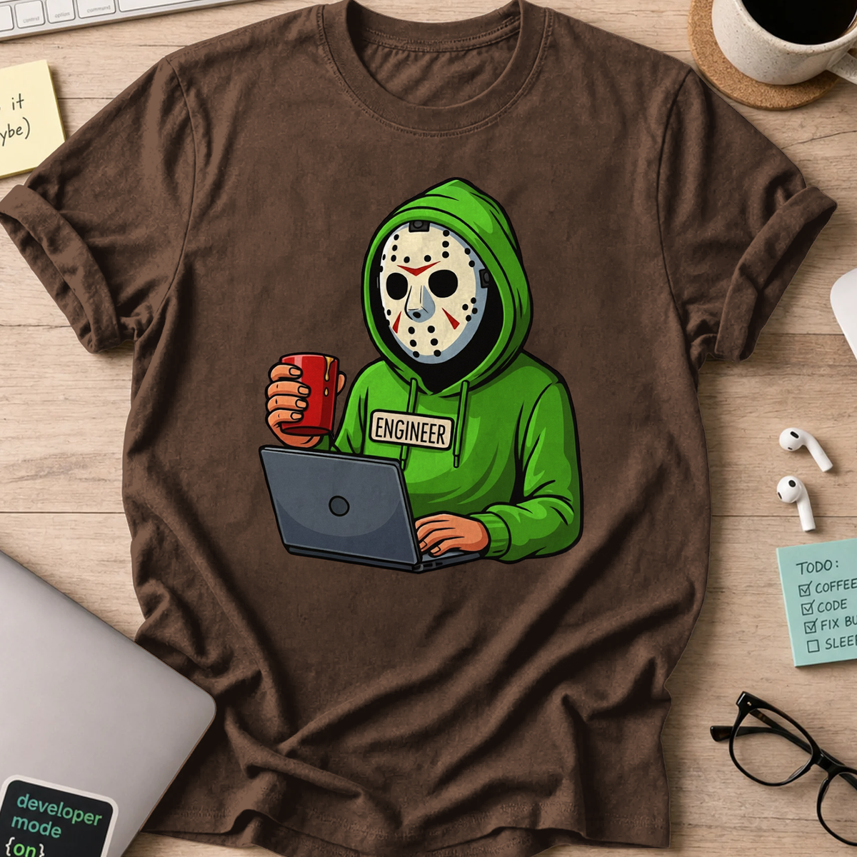 jason engineer shirt - Dark Chocolate
