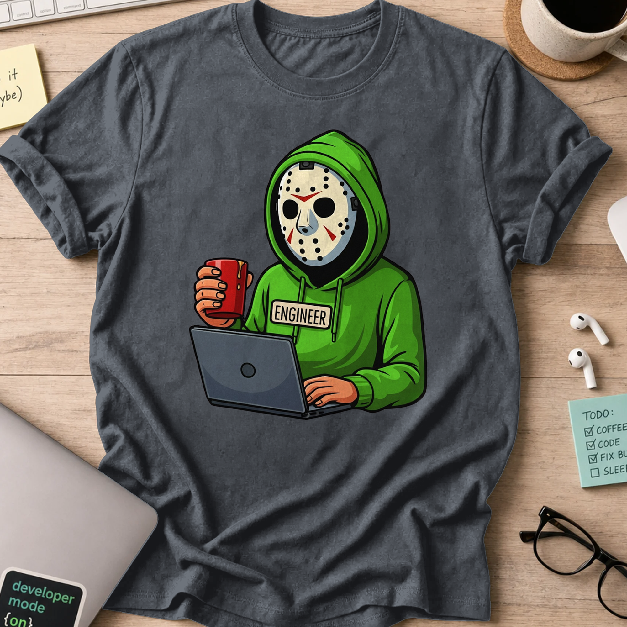 jason engineer shirt - Dark Heather