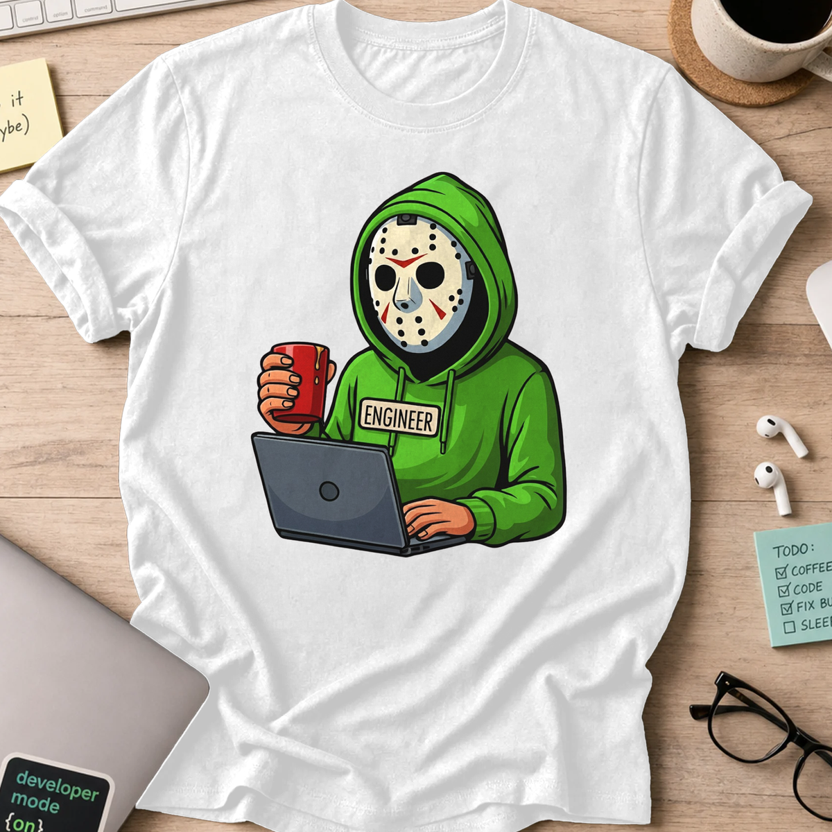 jason engineer shirt - White