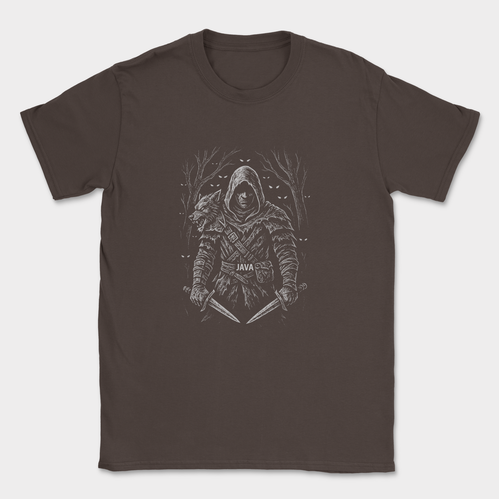 java warrior shirt — Dark Chocolate