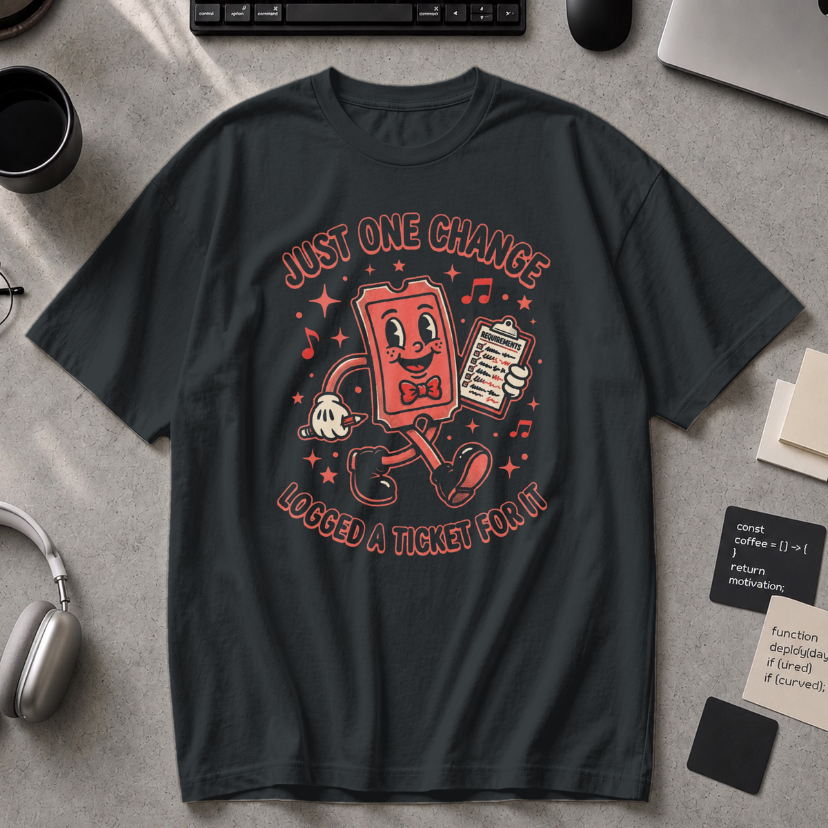 Just One Change Premium Shirt - Black