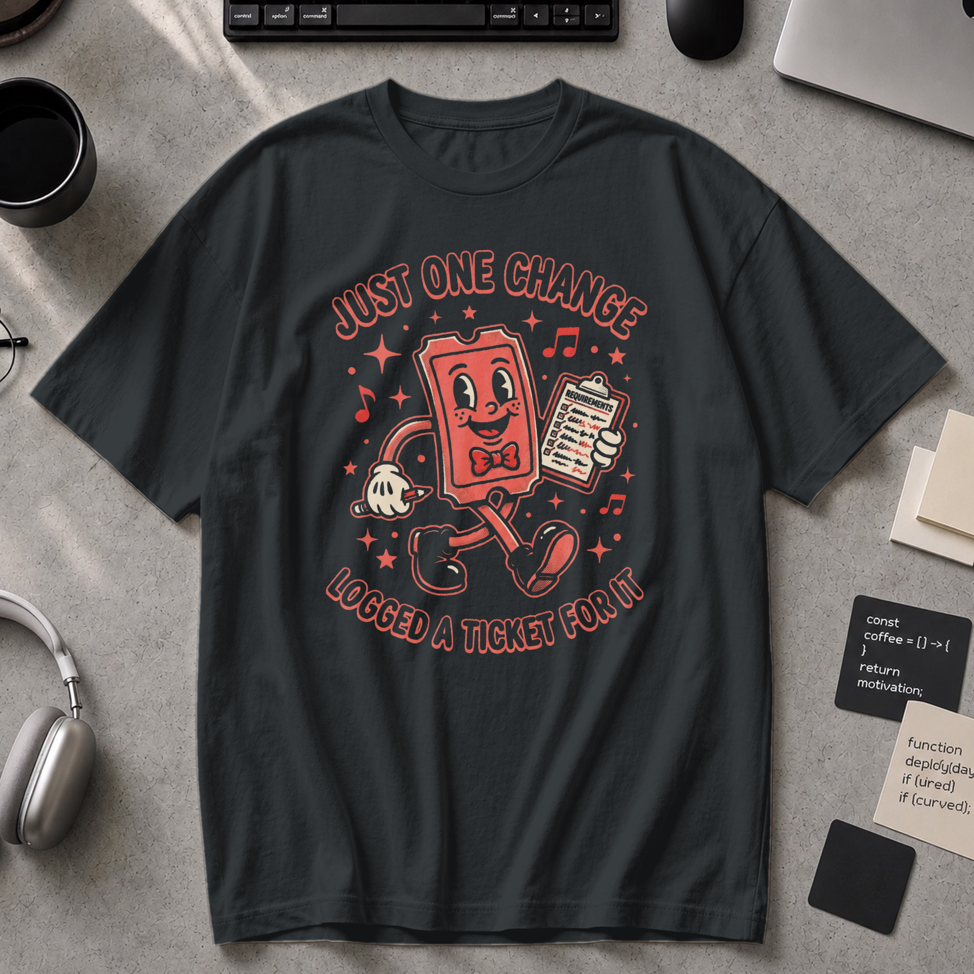 Just One Change Premium Shirt - Black