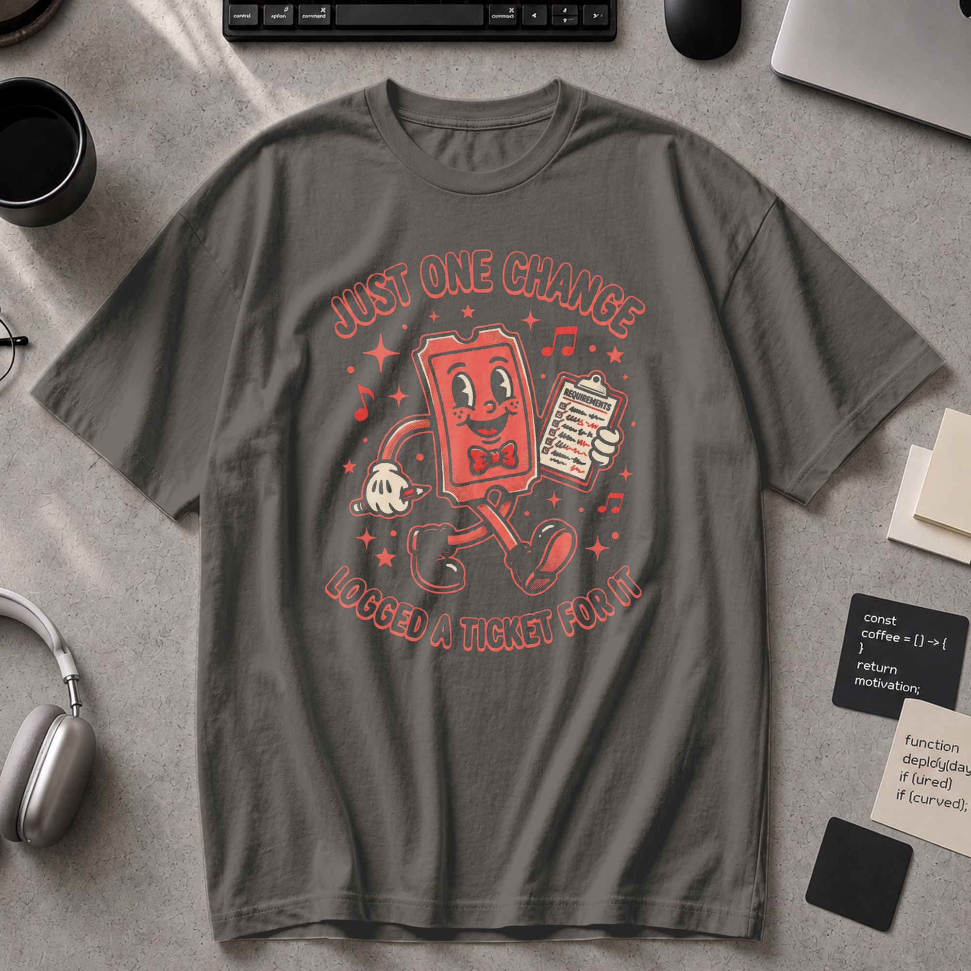 Just One Change Premium Shirt - Pepper
