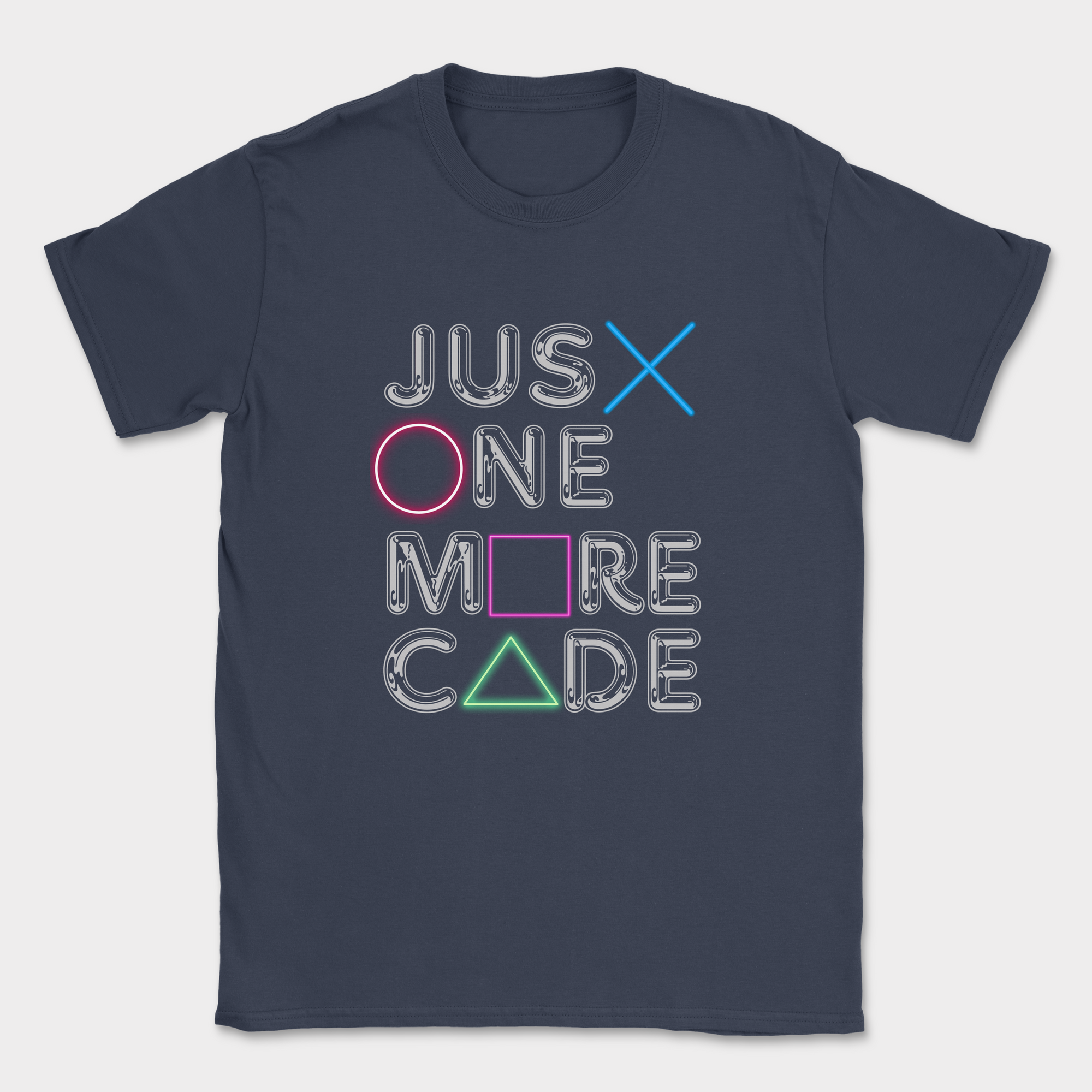 just one more code shirt — Navy