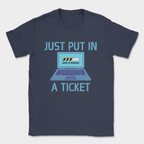 just put in a ticket shirt — Navy