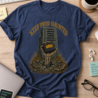 Keep Prod Haunted Shirt — Navy storefront mockup