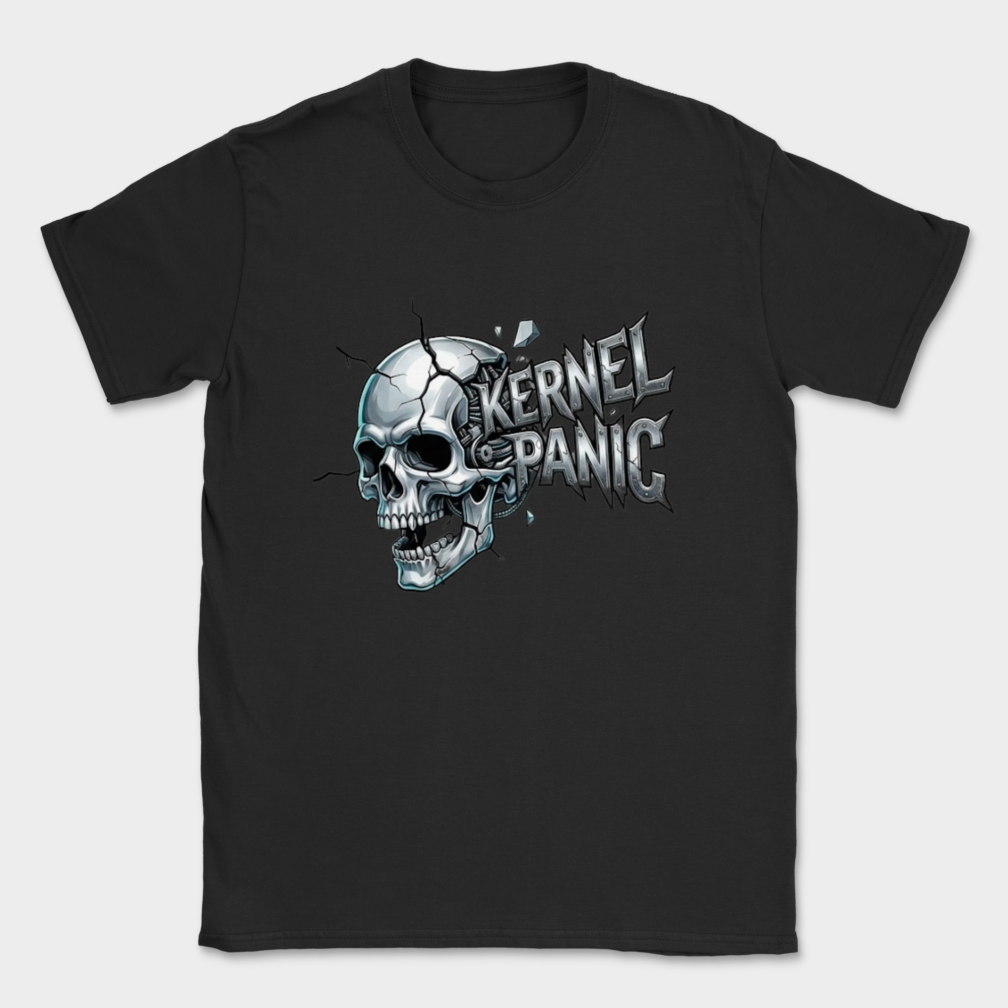 kernel panic shirt — Black