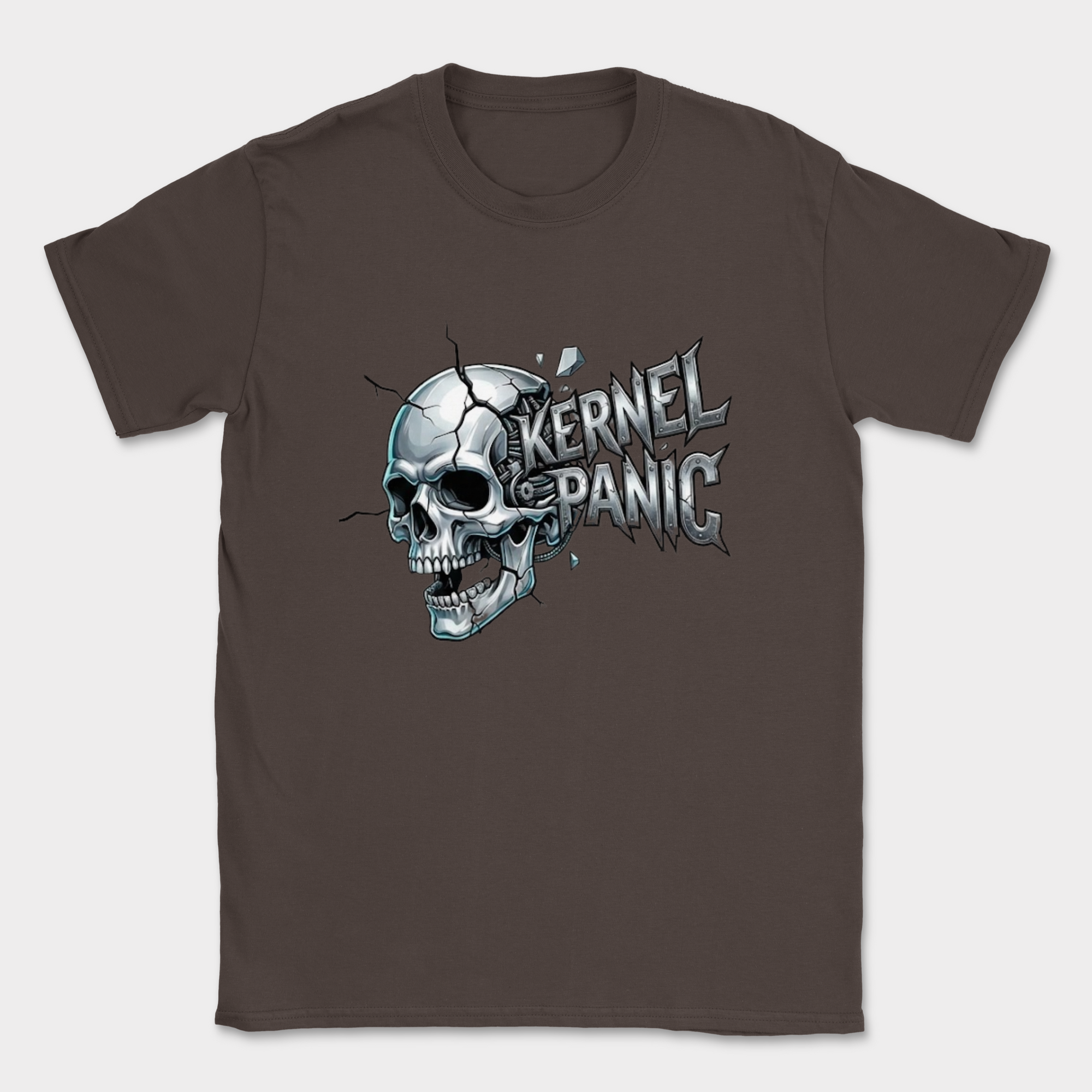 kernel panic shirt — Dark Chocolate