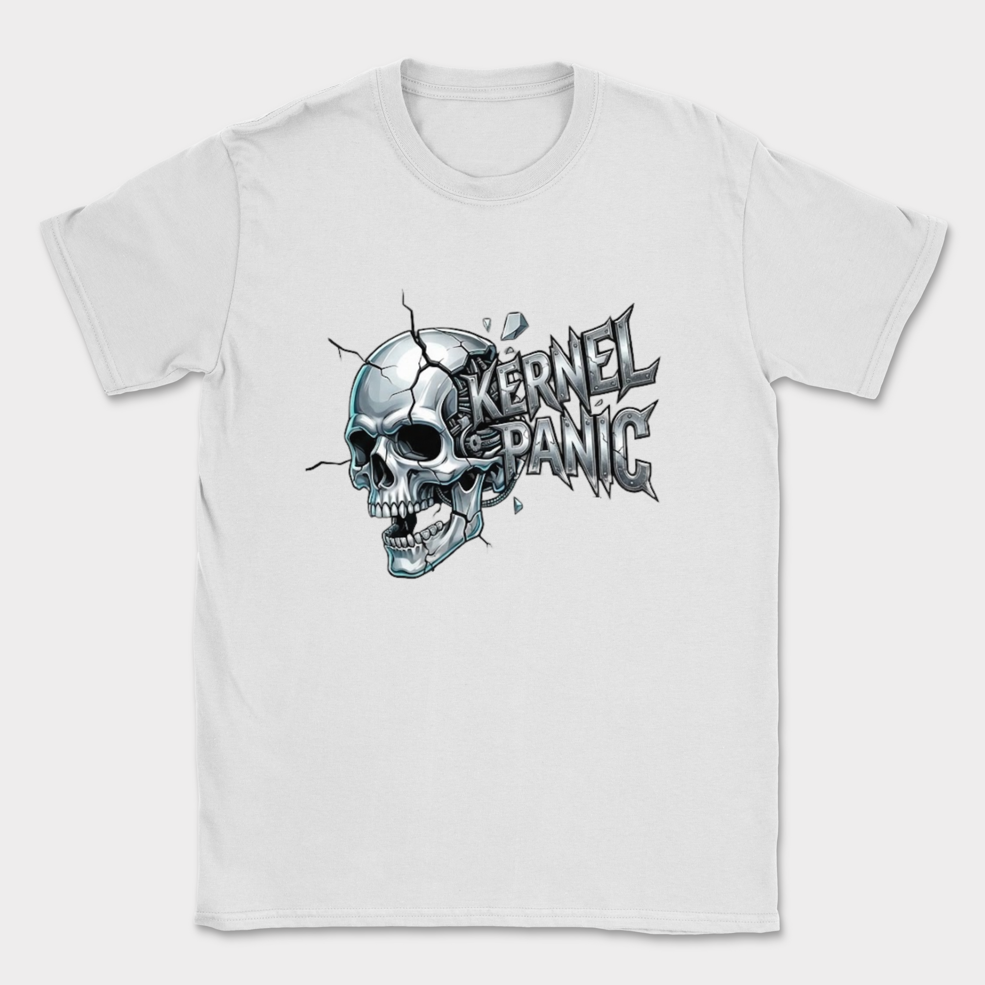 kernel panic shirt — White