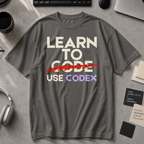 Learn To Code Use Codex Premium Shirt - Pepper