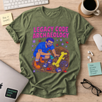 Legacy Code Archaeology Shirt — Military Green