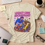 Legacy Code Archaeology Shirt — Natural