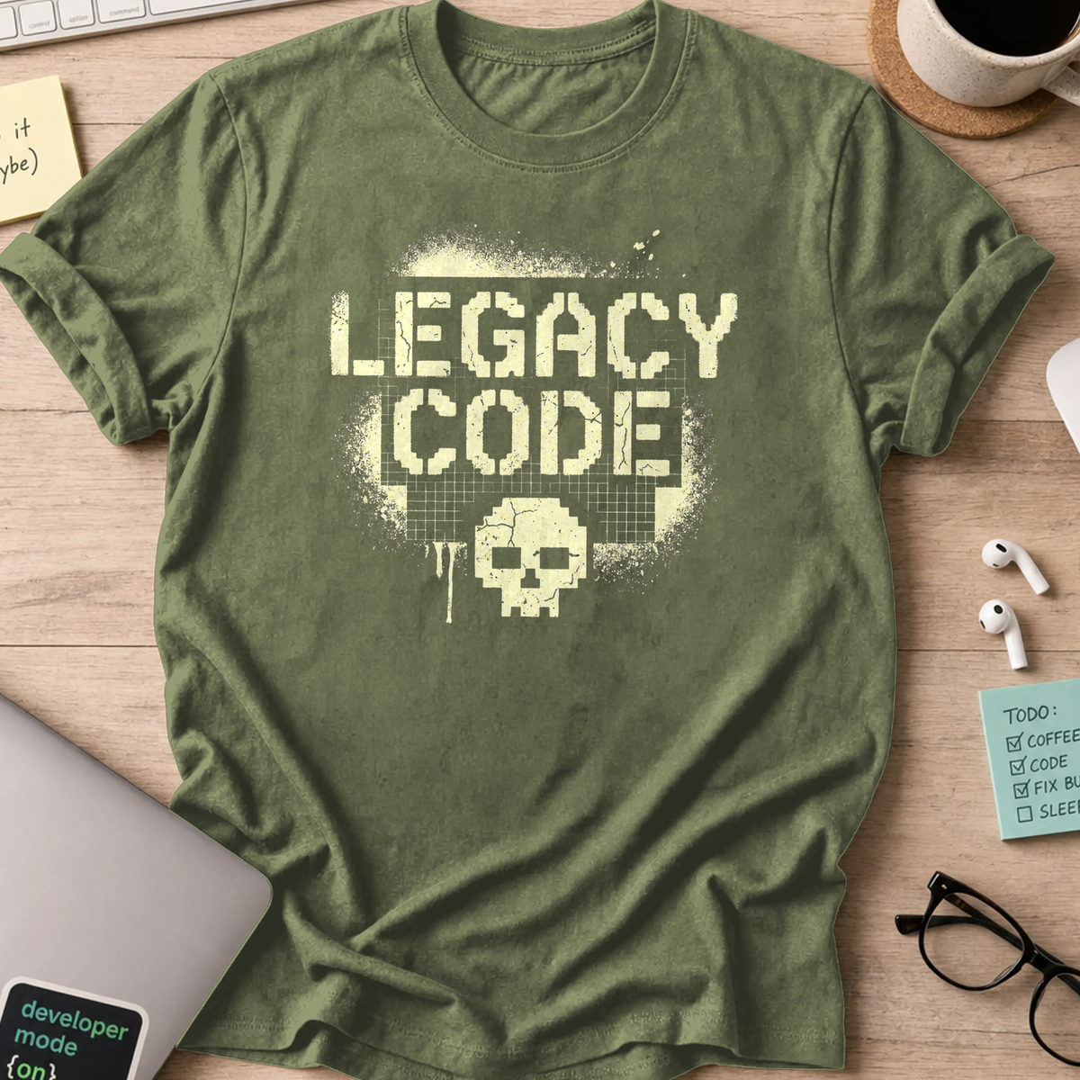 legacy code shirt - Military Green