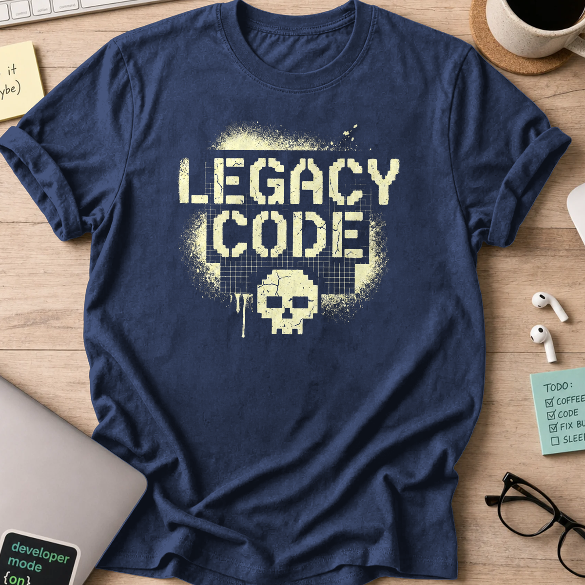 legacy code shirt - Navy