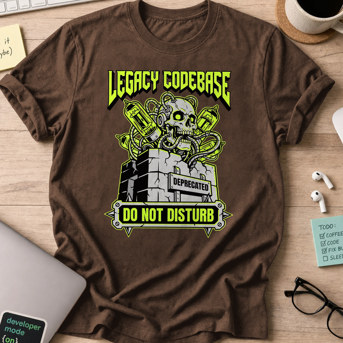 legacy codebase shirt - Dark Chocolate