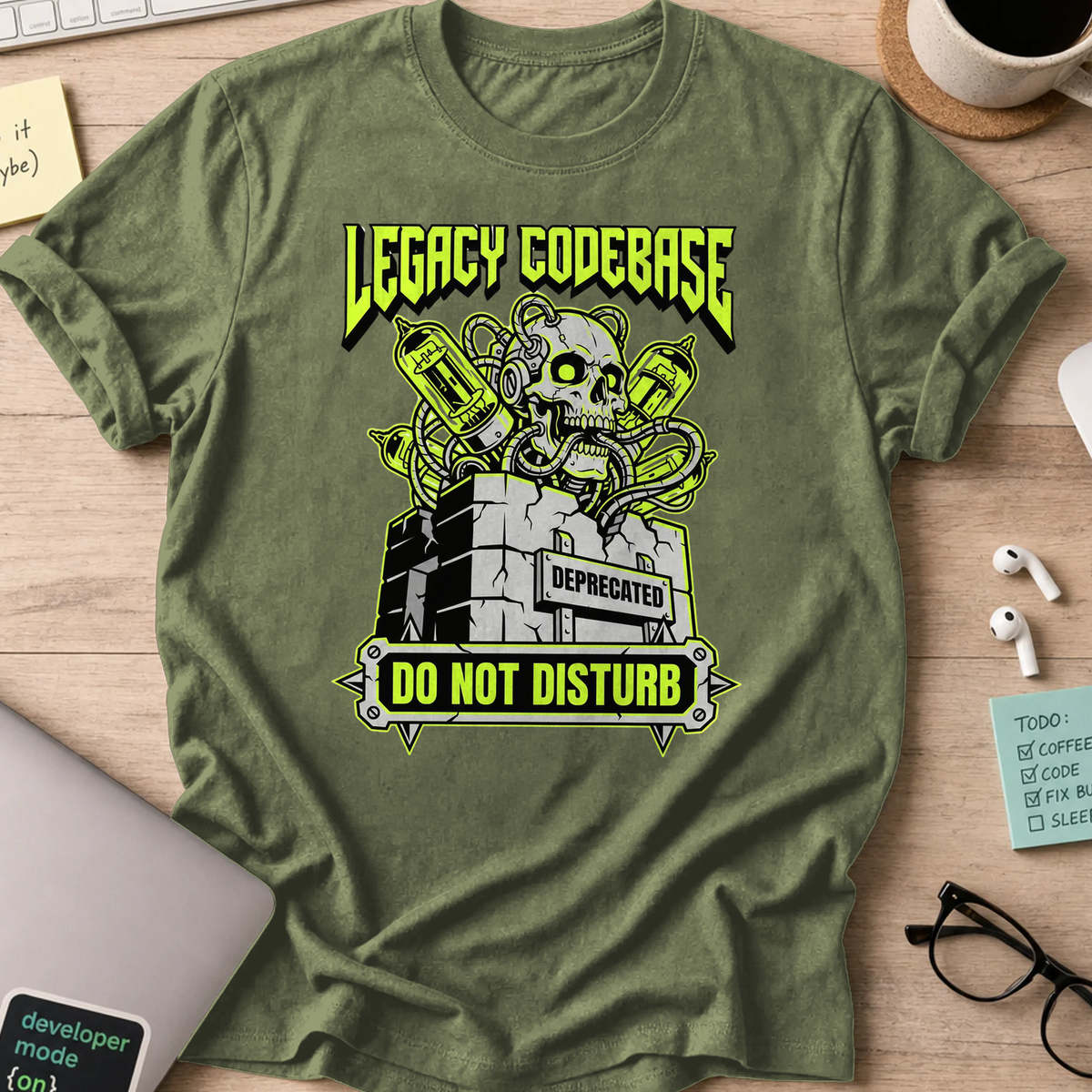 legacy codebase shirt - Military Green