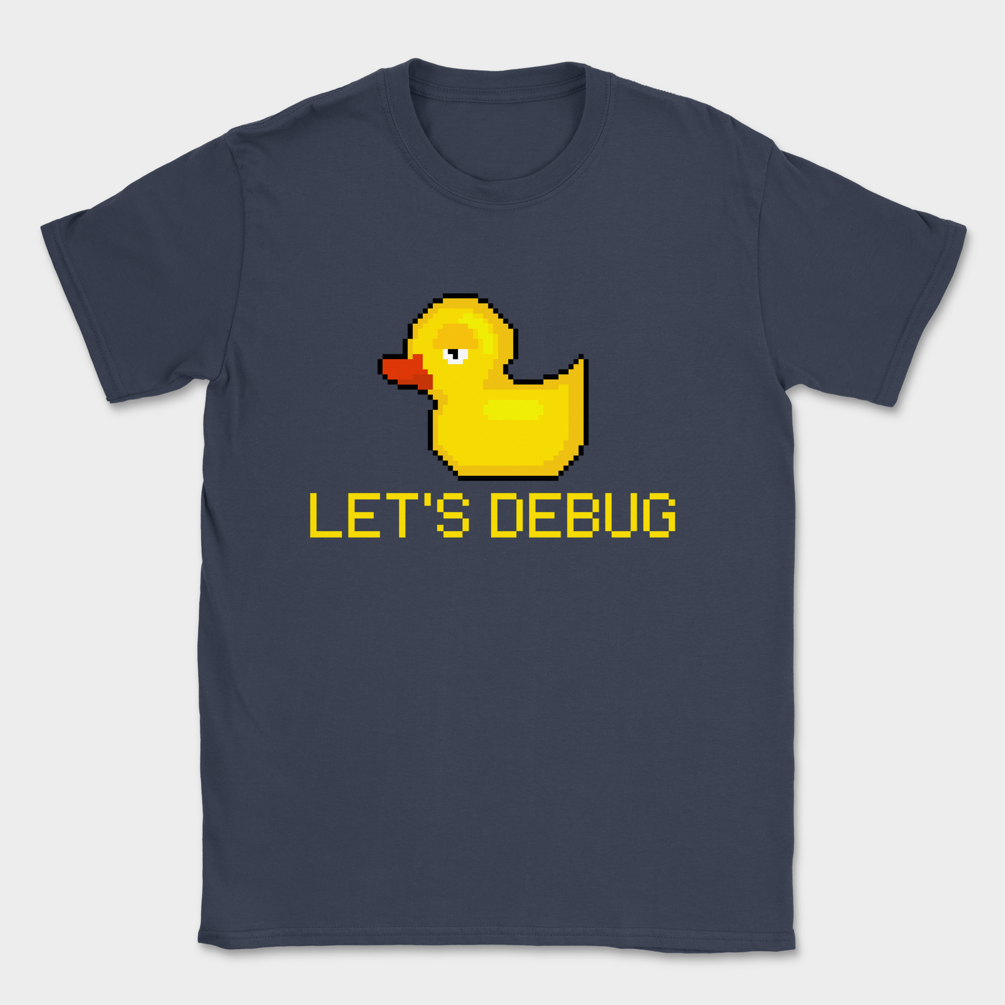 let's debug duck shirt — Navy