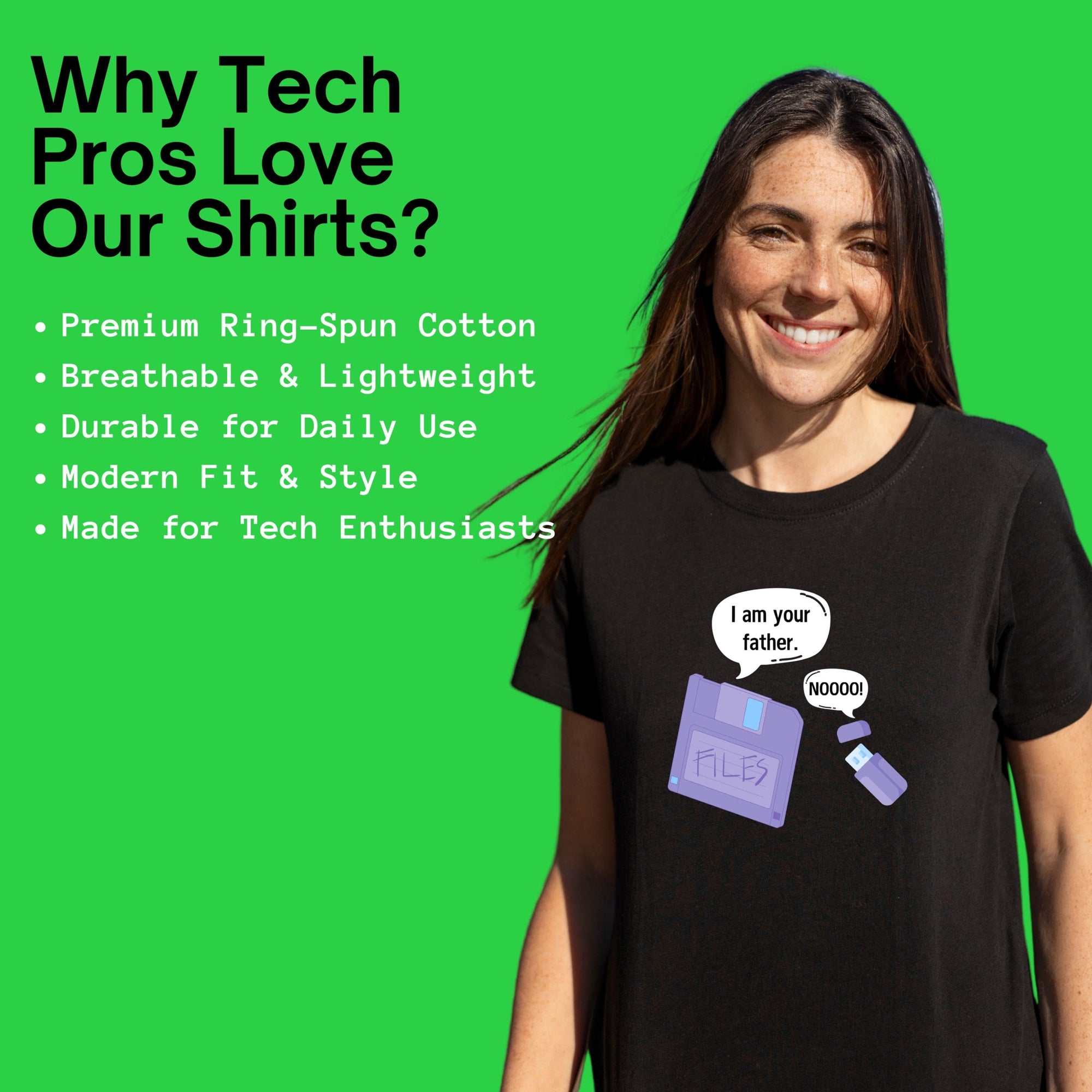daddy diskette and baby usb shirt