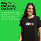 data nerd doggie shirt