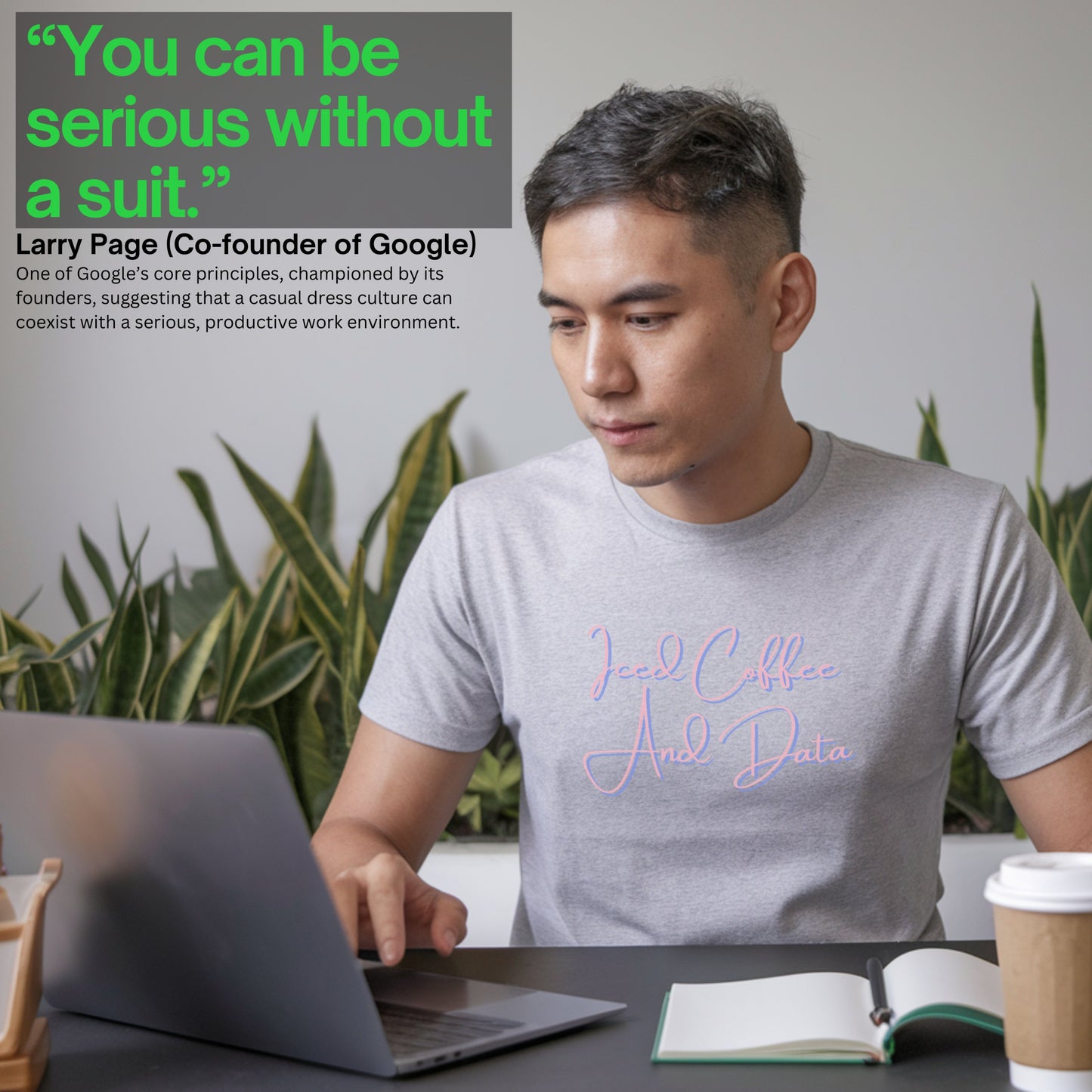 iced coffee and data shirt