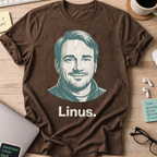 Linus Torvalds Shirt - Dark Chocolate