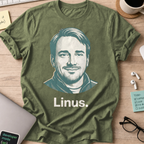 Linus Torvalds Shirt - Military Green