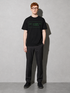 Linux Terminal Graphic IT Nerd T-Shirt – Black full