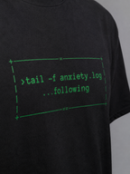 Linux Terminal Graphic IT Nerd T-Shirt – Black macro
