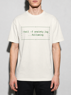 Linux Terminal Graphic IT Nerd T-Shirt – Ivory detail
