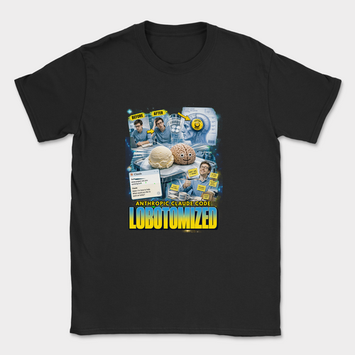 Lobotomized Shirt — Black