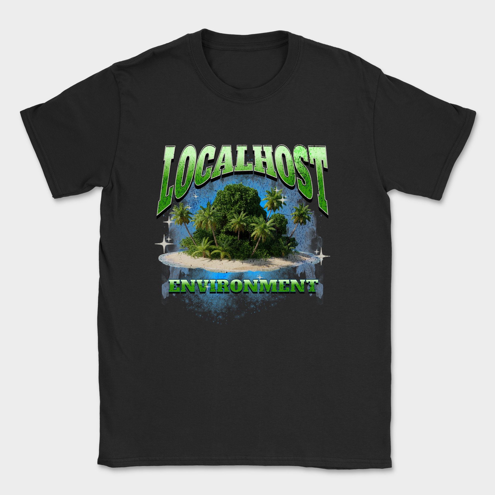 localhost paradise shirt — Black