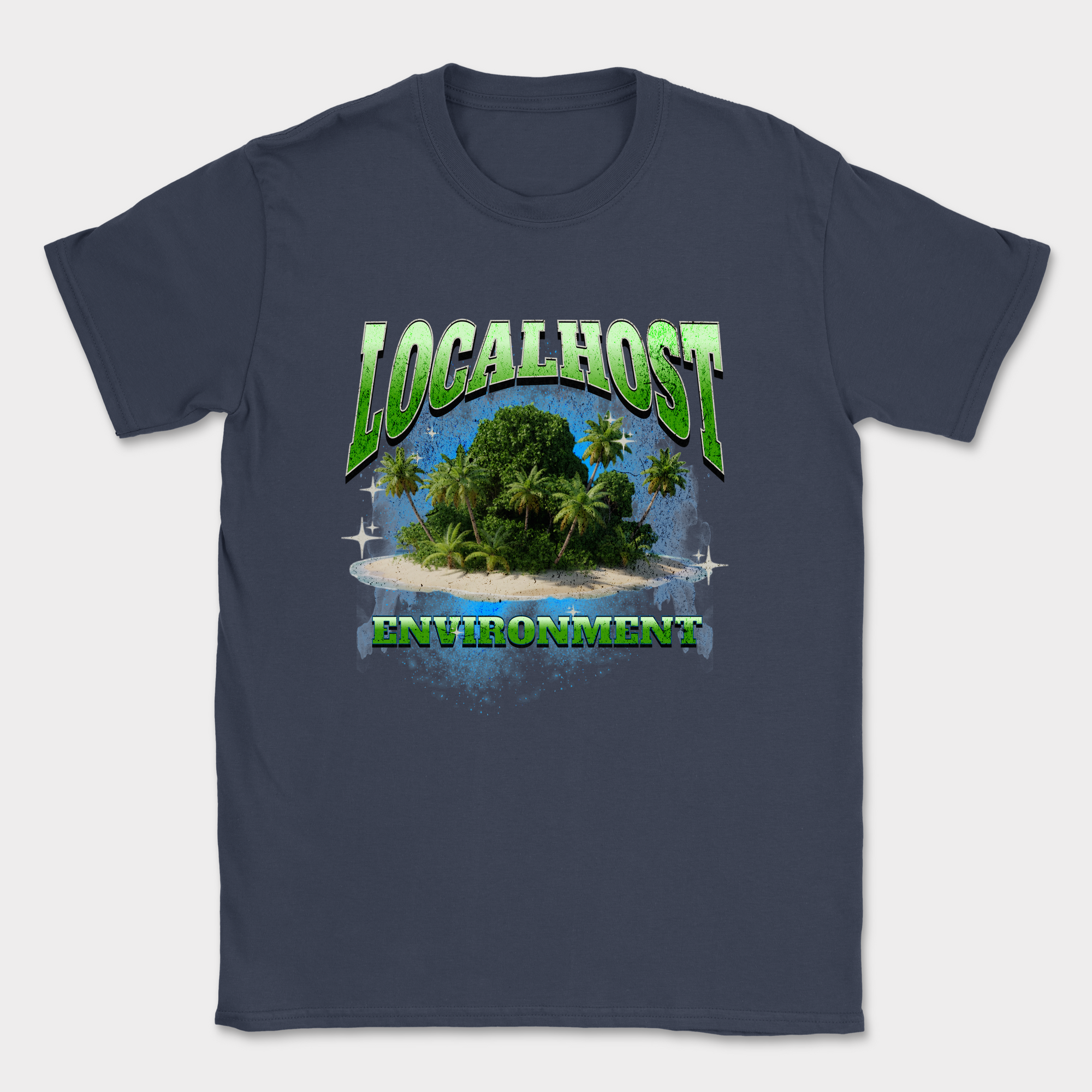localhost paradise shirt — Navy