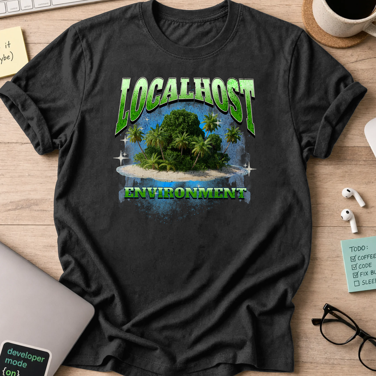 localhost paradise shirt - Black