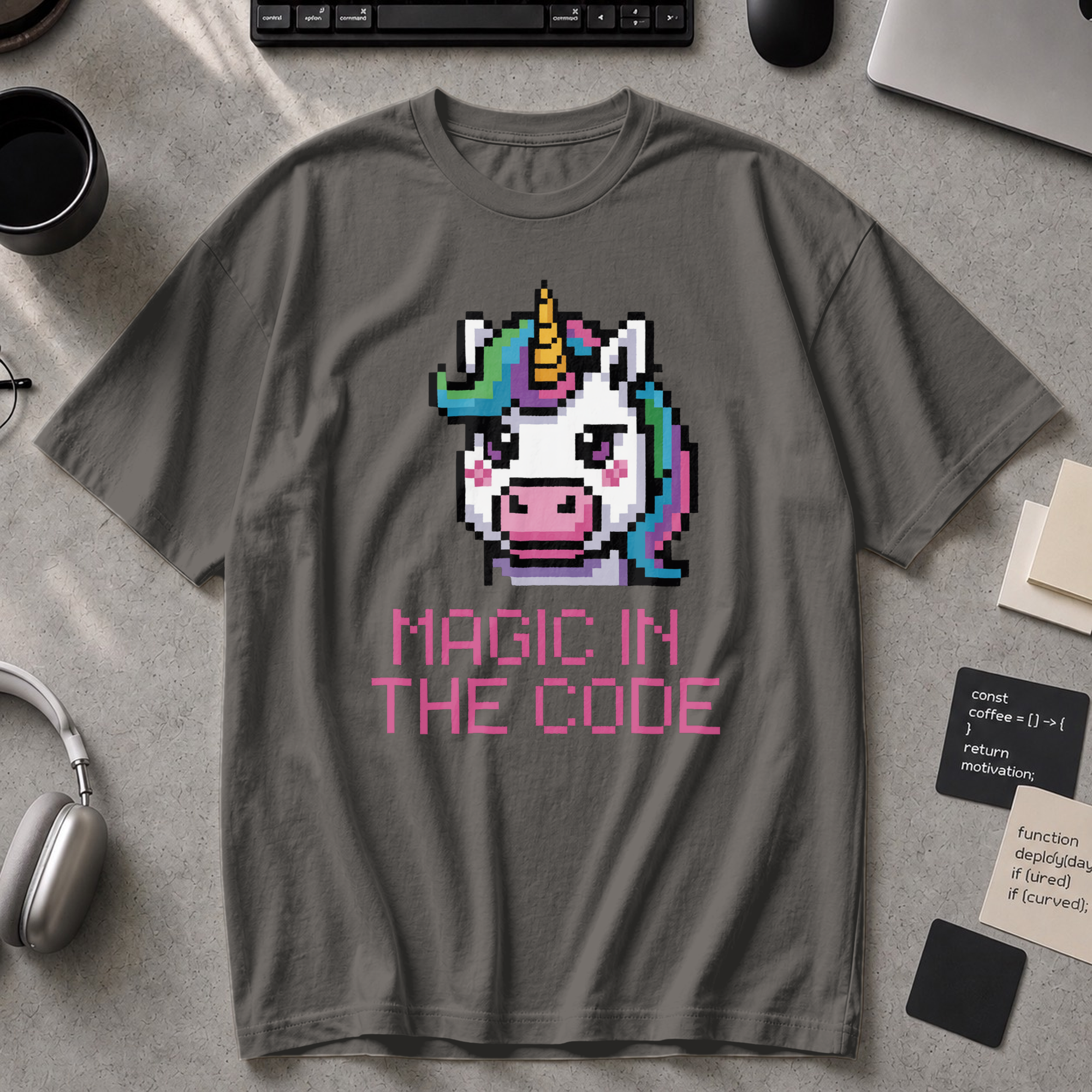 magic in the code Premium Shirt - Pepper
