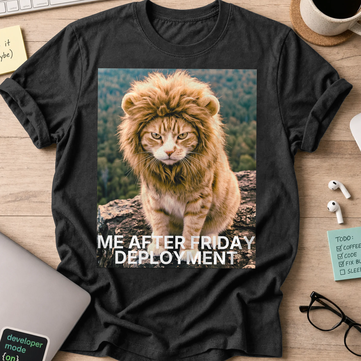 Me After Friday Deployment Shirt - Black