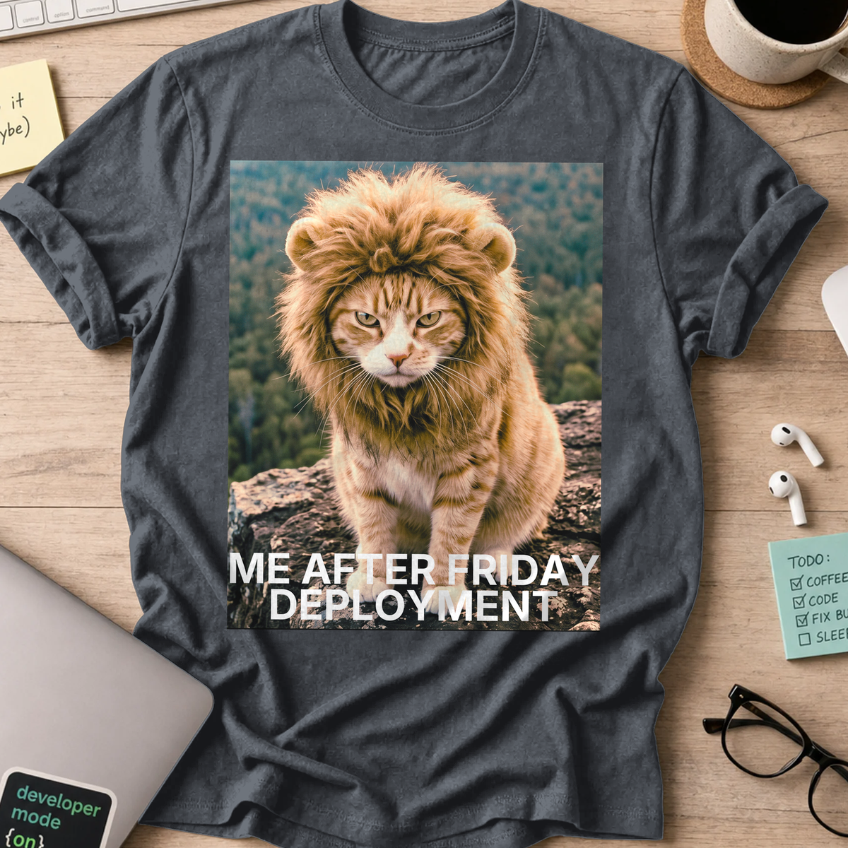 Me After Friday Deployment Shirt - Dark Heather