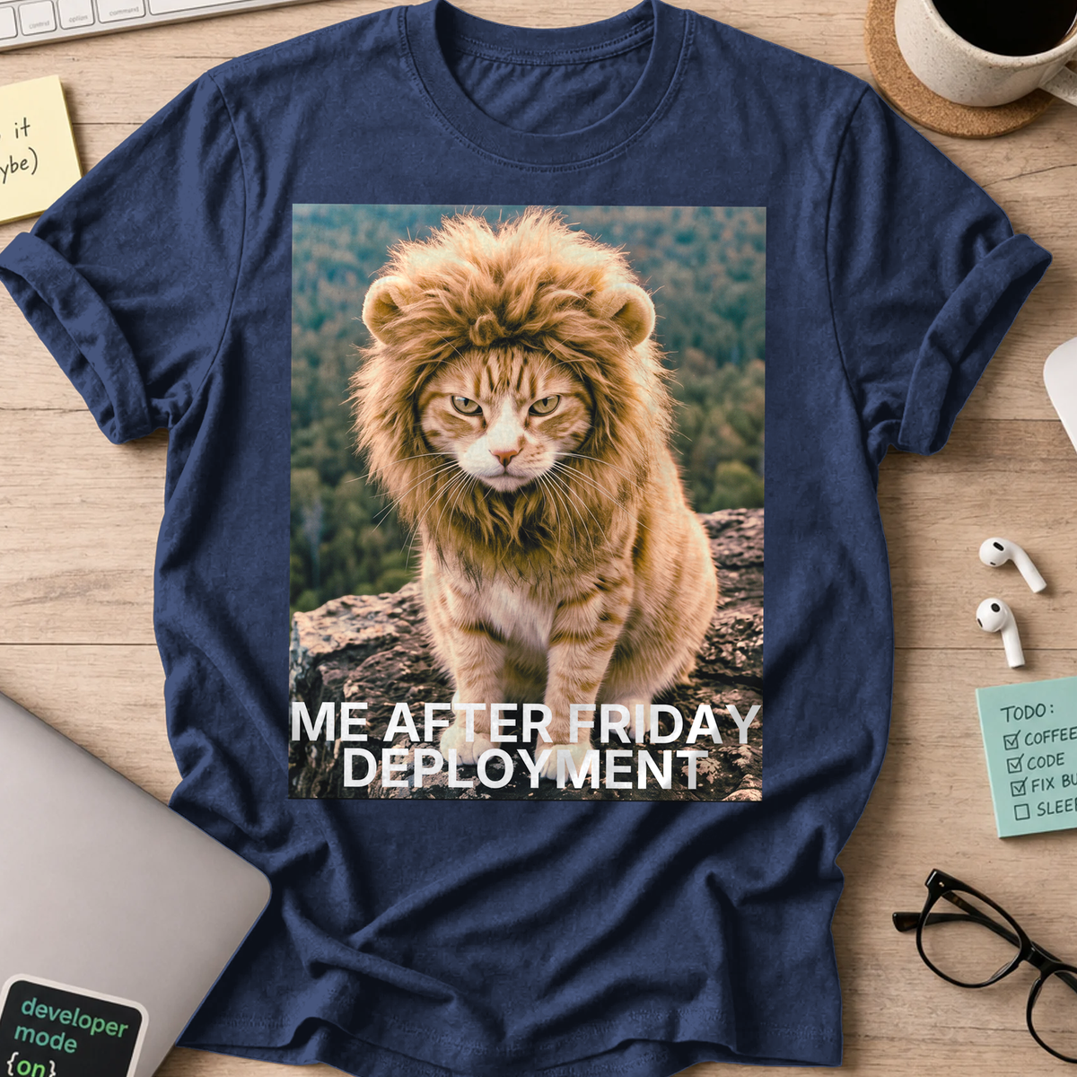 Me After Friday Deployment Shirt - Navy