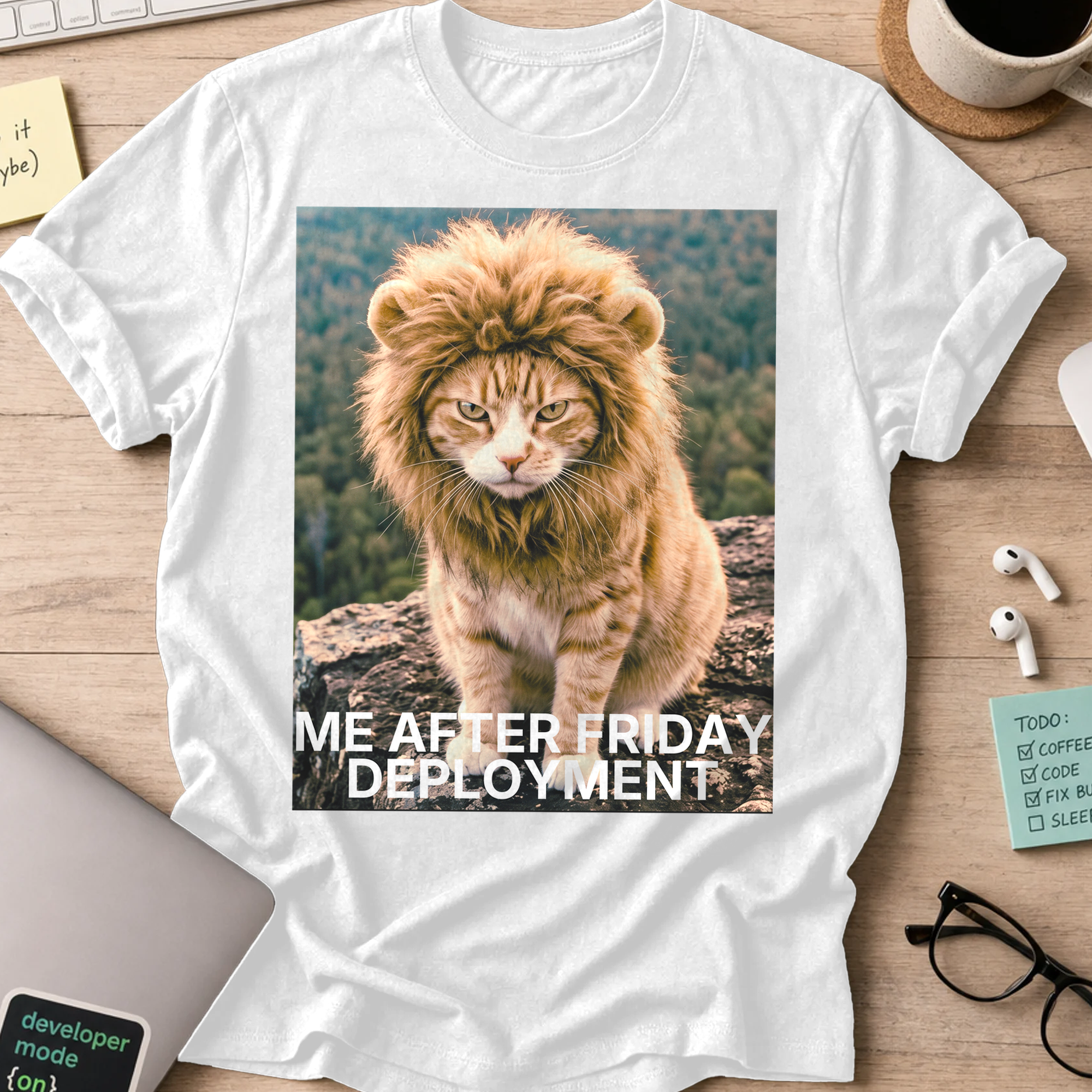 Me After Friday Deployment Shirt - White