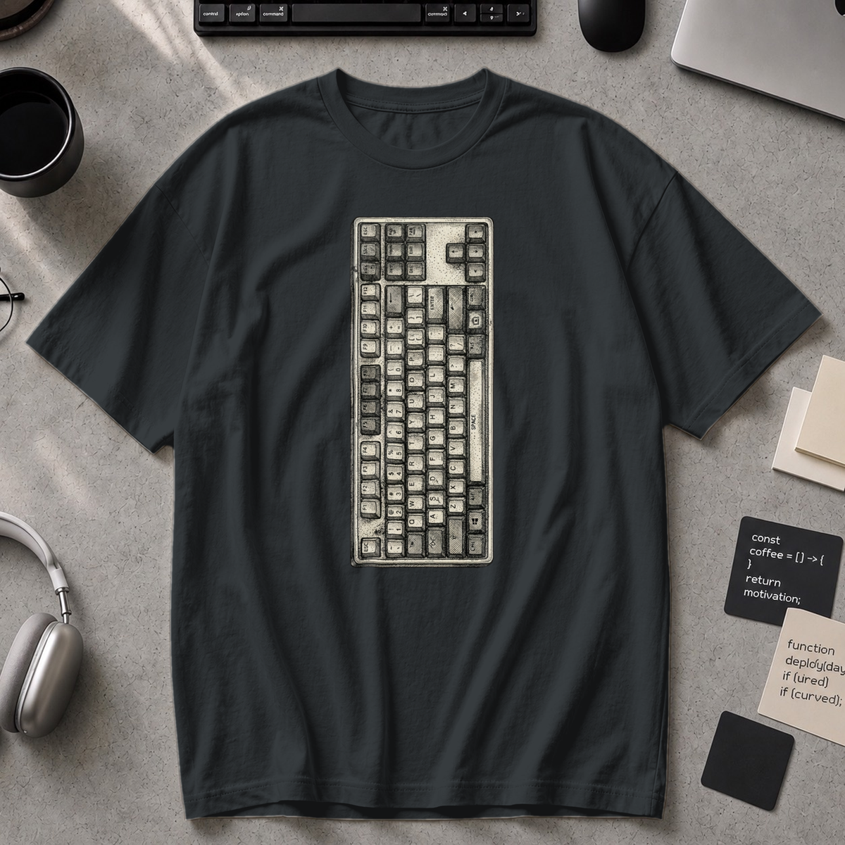Mechanical Keyboard Premium Shirt - Black