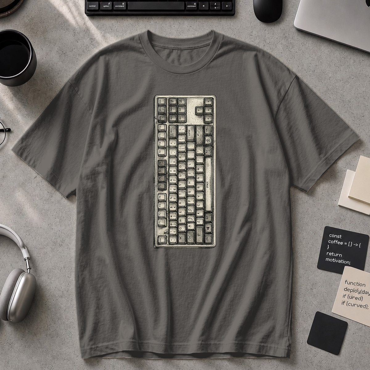 Mechanical Keyboard Premium Shirt - Pepper