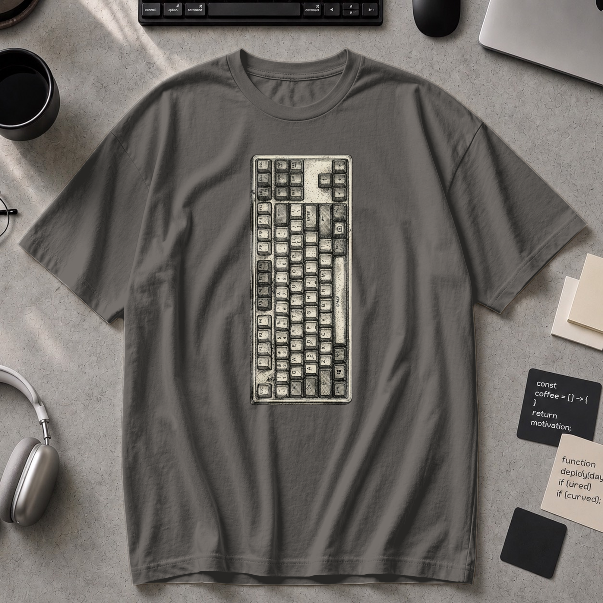 Mechanical Keyboard Premium Shirt - Pepper