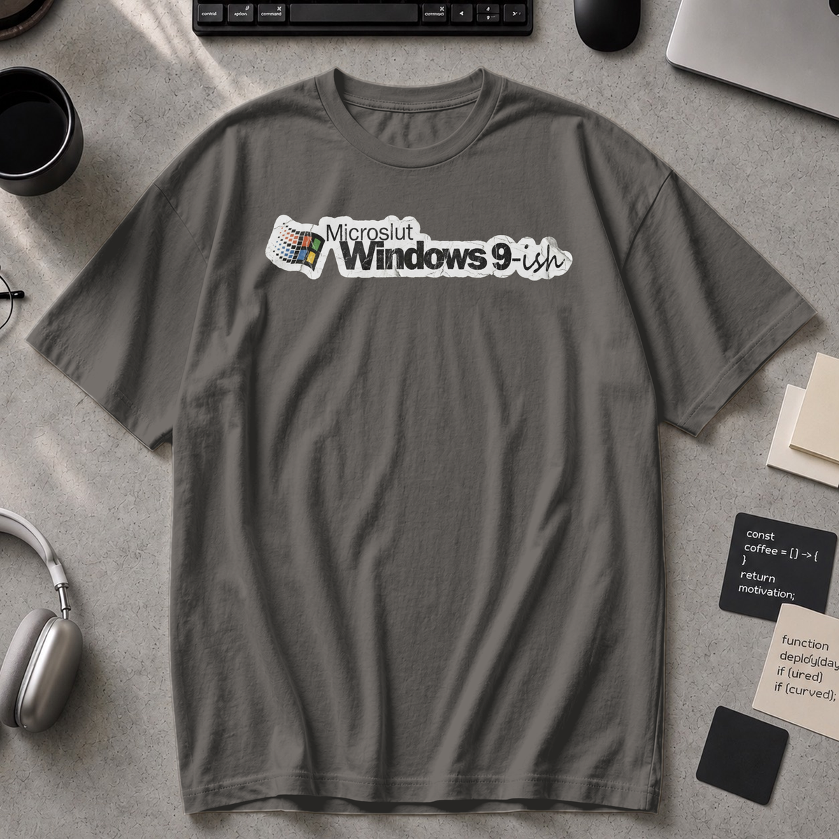 Microslut Windows 9 Ish Premium Shirt - Pepper
