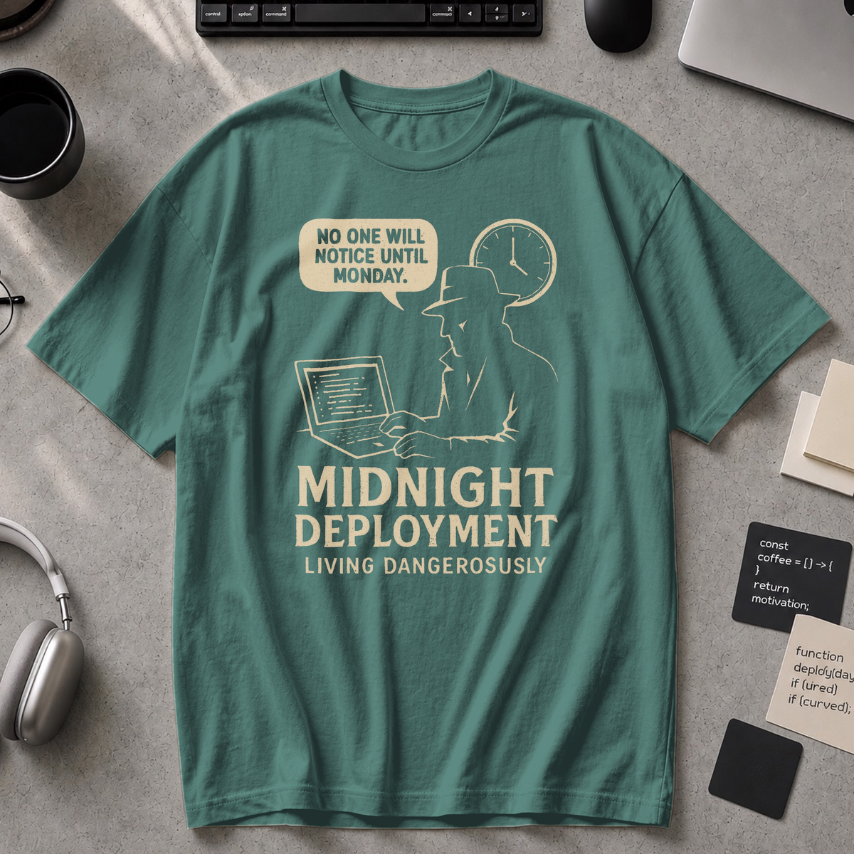 midnight deployment Premium Shirt - Blue Spruce