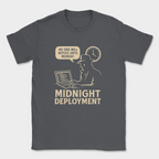 midnight deployment shirt — Dark Heather Grey